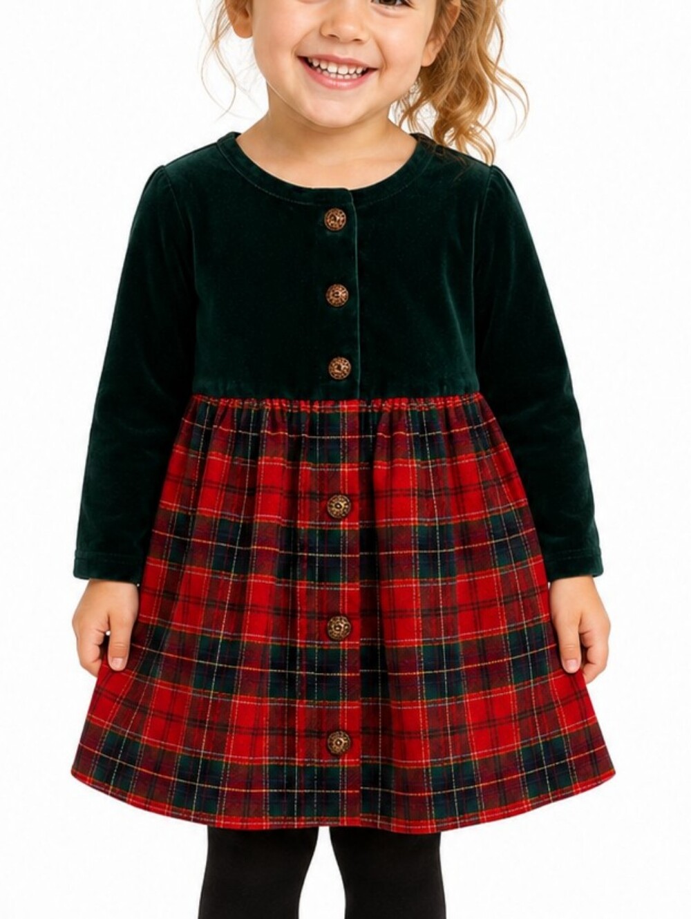 Vintage Claire Bell Christmas Dress (Late 1980s–Early 1990s)